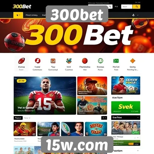 Interface do usuário do site 300bet é intuitiva